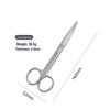 Multi-functional Stainless Steel Beauty Scissors: 10cm/14cm, Straight/Curved Tips, Suitable for Laboratory and Teaching