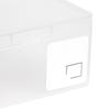 Collecting Small Items Clear Card Storage Box Stackable PP Cosmetic Organizer Portable Rectangle Plastic Card Box Home Use