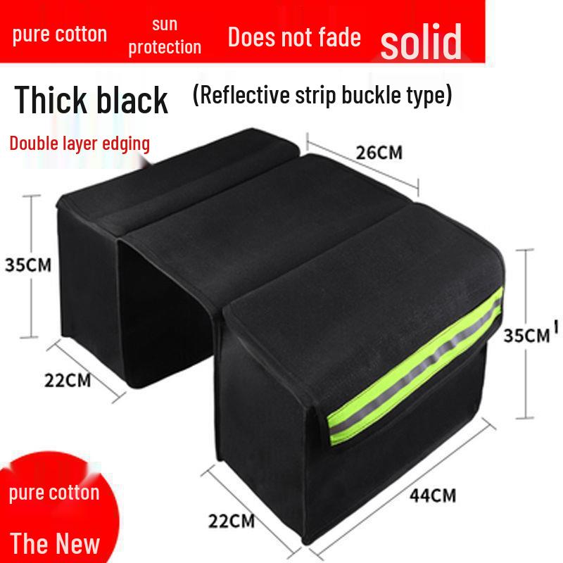 Thick Canvas Motorcycle Saddlebag & Crossbody Tool Bag