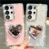 Applicable iPhone17Phone Case Glitter On the Edges Imd Hard Shell Samsung S25Ultra Diamond A56Apple16