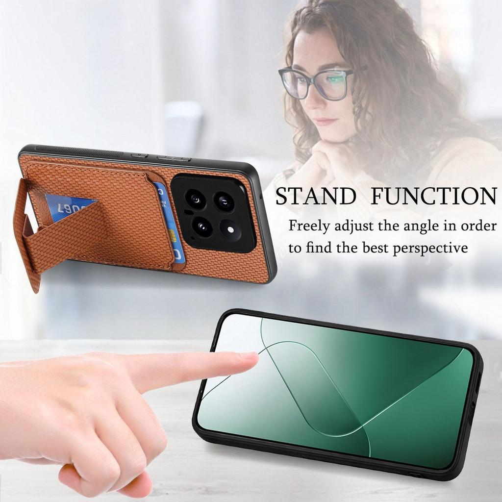 Xiaomi Mi 15Pro Mobile Phone Case Simple K80 Card Bag Turbo4 Car Magnetic Redmi Note14 Protective Case