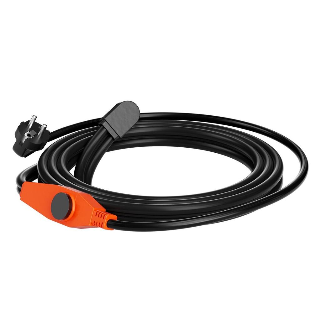 Pipe Heating Cable 4m 23W/m Heat Tape for Pipes with Built-in Thermostat