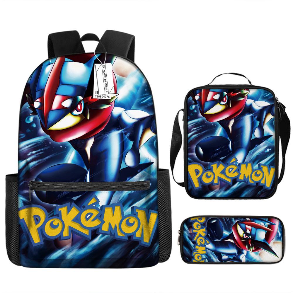 School Season Student Schoolbag Pokémon Pokémon Backpack Cartoon Satchel Pencil Case