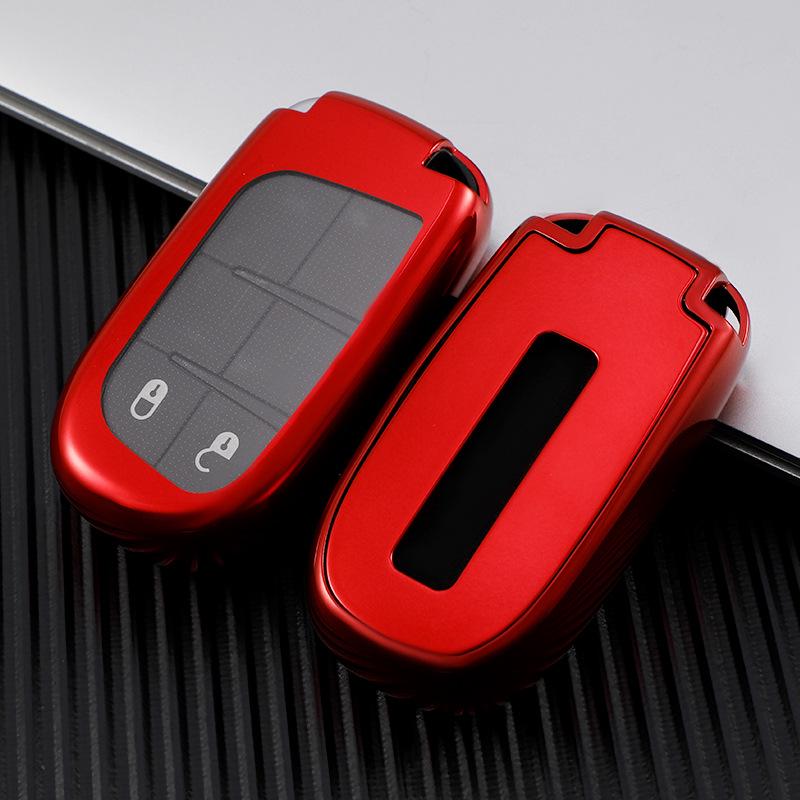 Compatible Key Cover for Jeep Compass, Renegade, Grand Cherokee & Dodge