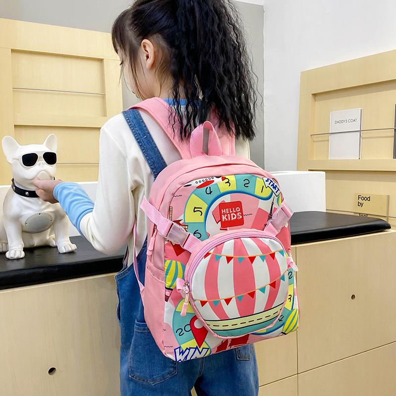 Kindergarten Primary School Students Schoolbag Cartoon Animation Boys And Girls Backpack Large Capacity Children'S Backpack Tide