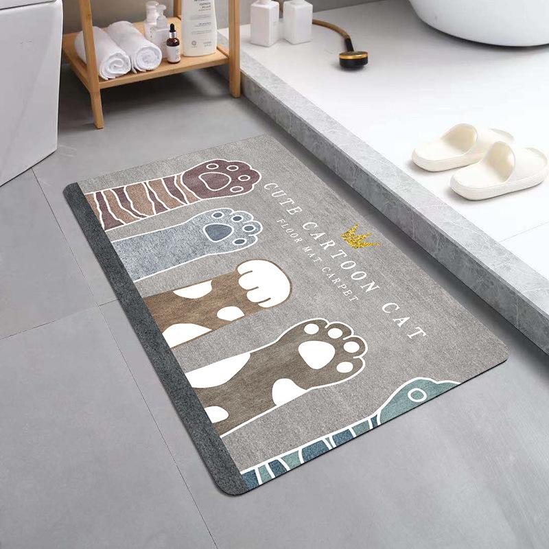 Entrance Door Mat Kitchen Carpet Bathroom Entrance Mat Floor Mat Foot Pad
