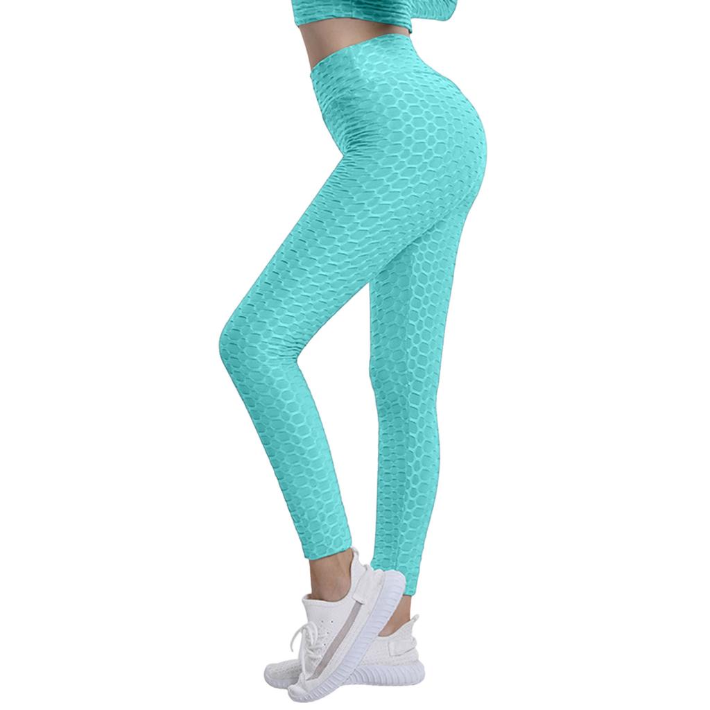 Damesmode Hoge Elasticiteit Sport Bodybuilding Cropped Broeken Fitness Vrije Tijd Yoga Hip Bubble Broeken