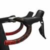 Supacaz Cycling Bar Tape Super Sticky Kush Star Fade Red with Red Star Plugz - - -