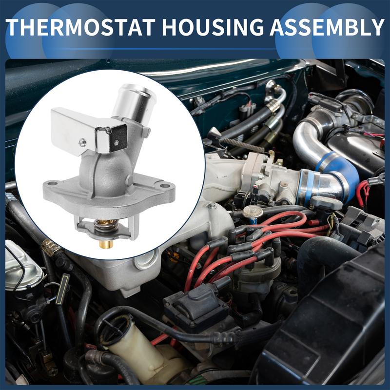 X Autohaux Engine Coolant Thermostat Housing Assembly for Chevrolet Colorado 2.5L 2015-