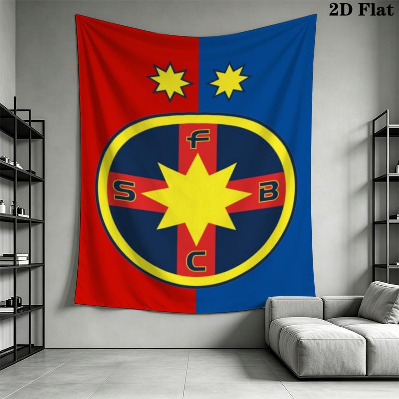 fcsb steaua Wall Tapestry Aesthetic Wall Hanging Printed Fabric Blanket Decorative Tapestries for Bedroom Living Room Home Decor