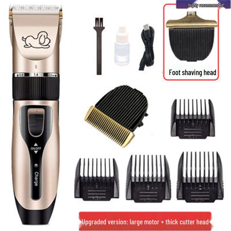 Ηλεκτρική Κουρευτική Μηχανή για Κατοικίδια για Σκύλους και Γάτες - Ξυριστική Μηχανή για Μεγαλόσωμους Σκύλους και Τρίχωμα Ποδιών Τέντι