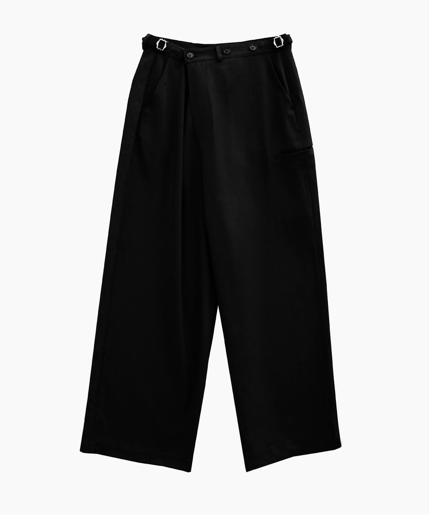 Kilyu Wrap Slacks_Black