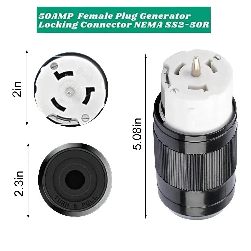 Elegantes Design Zuverlässiger CS6364C Stromkabelstecker Geeignet für Alle Ihre CFür Verstärker- und Anhängerbedürfnisse Bis zu 50 Für Ampere