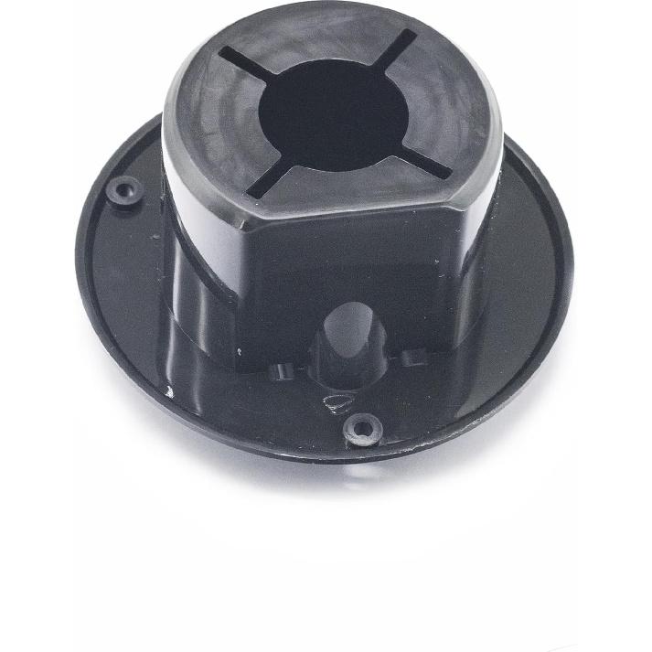 X-Haibei RV Trailer Camper Electric Power Cord Cable Hatch Round Fits 2-3/4 Inches Dia. Hole Flip Up Cover (Black)