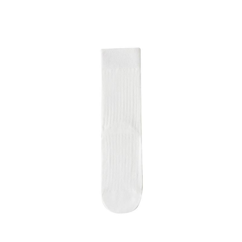 Women's Spring and Summer New Mesh Breathable Candy Colored Pure Cotton Pile Socks