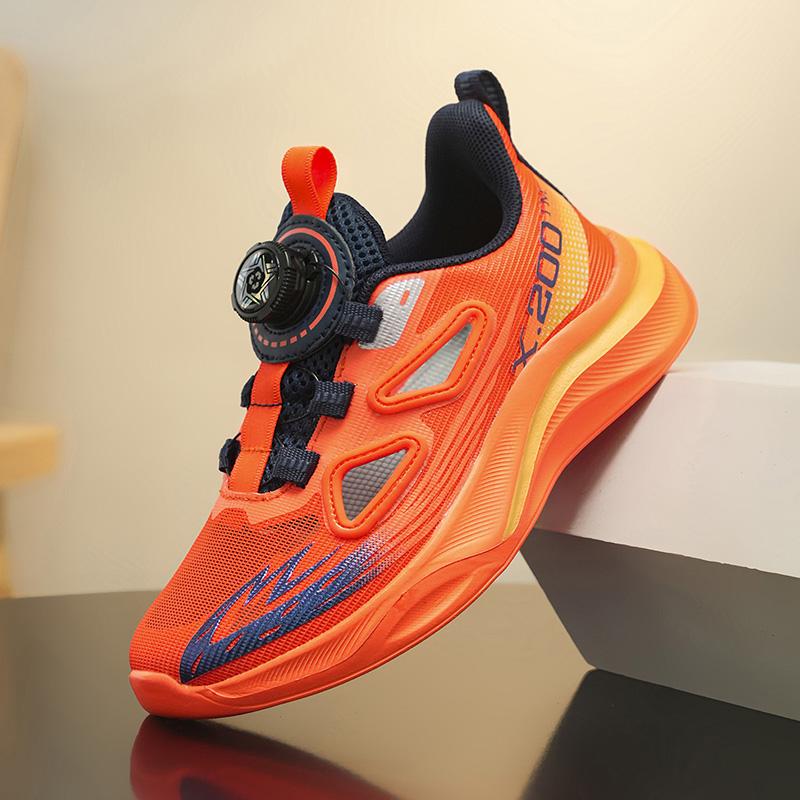 

Summer Single-Mesh Breathable Kid s Sneakers 29 жёлтый/оранжевый