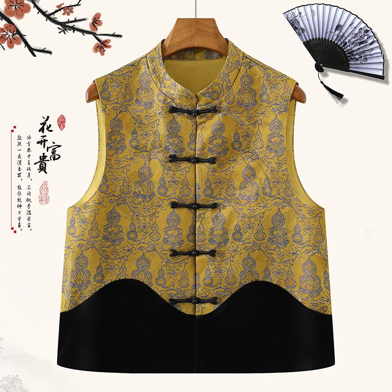 2026 New Chinese Style Elegant Vest for Middle-Aged & Elderly Women