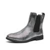 Boots Men's Autumn and Winter Martin Boots Men's Tooling Boots British High Top Leather Shoes Pointed Men's Boots Locomotive Boots