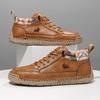 New Large Size Men's and Women's Medium Help Martin Boots Outdoor Casual Shoes Tooling Stitching Men's Shoes 9882