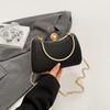 Metal Top Handle Box Shoulder Bag Snap Closure Ladies Clutch Bag Evening Banquet Bag  Wedding