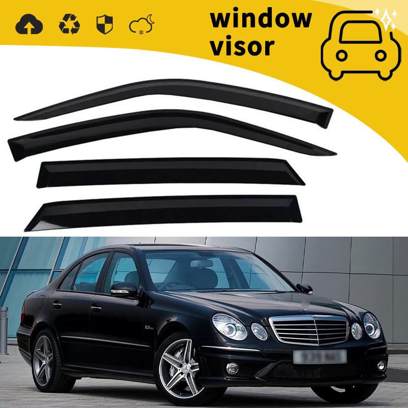 Modified Door Rain Guards for 1996-2002 Mercedes-Benz W210, W203, W211, W140