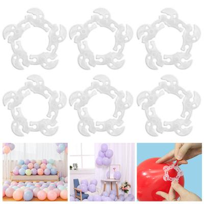 100Pcs Balloon Clips High Strength Not Easily Deformed Widely Used Balloon Arch Clip Connector Balloon Ring Buckle Kit