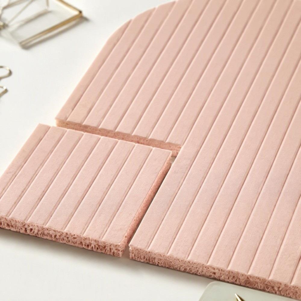 6 Pack Residue-Free Adhesive Arched Notice Board Pink Adhesive Pin Board  for Home