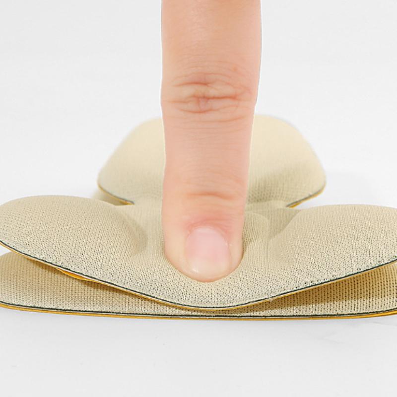 1 Pair Heel Inserts T-Shaped Shoe Foot Care Pad Heel Stickers Sneakers Heel Protection Pads Shoe Size Reducer Half Cushion