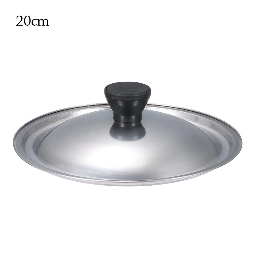 New 20-30cm Pot Lid Stainless Steel Anti-scalding Wok Pot Lid Universal Kitchen Food Lid Restaurant Kitchenware