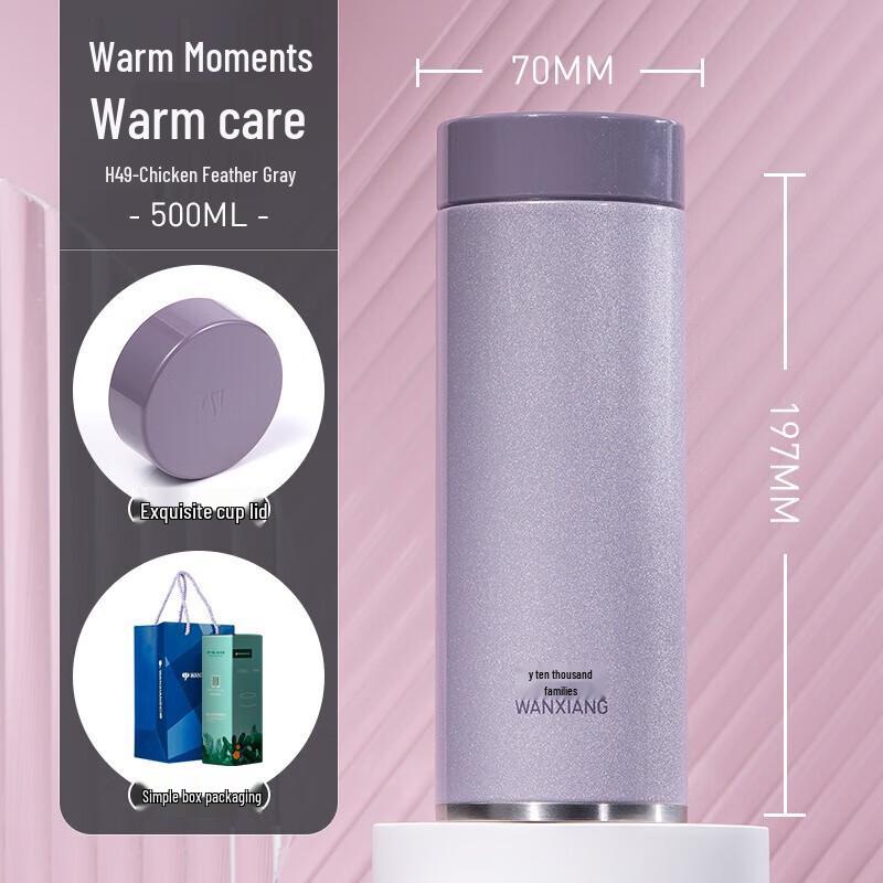 Portable High Borosilicate Glass Cup with Filter