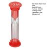 Sanduhr Bunte Sanduhr 30 Sek./1 Min./3 Min./5 Min./10 Min. Sanduhr-Timer für Kinder Hausaufgaben Brettspiele Meditation Zeitmessung