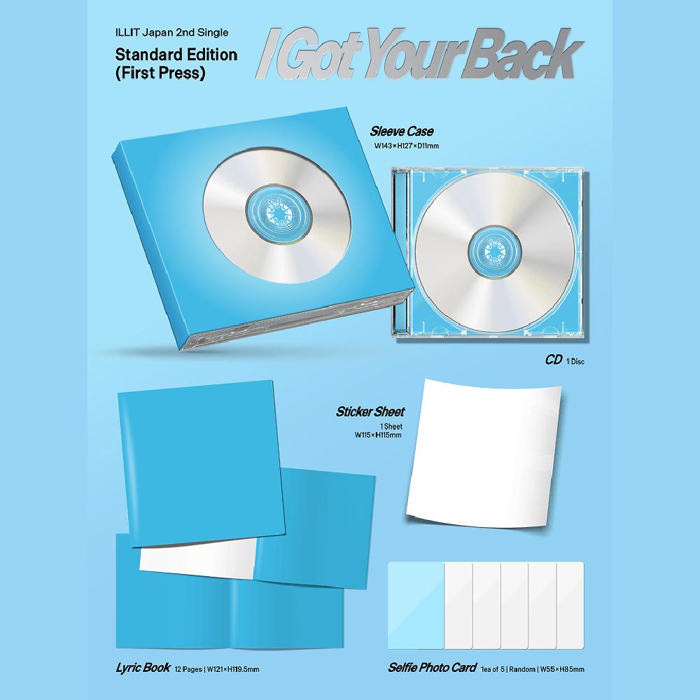 Pre-order ILLIT Japan 2nd Single I Got Your Back 3 Ver. SET & Weverse POB
