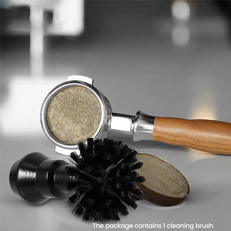 A65T-Nástroj na čištění štětce na espresso prášek Štětec na portafiltr pro kávovary 51/54 mm Kartáčky na espresso kávovar