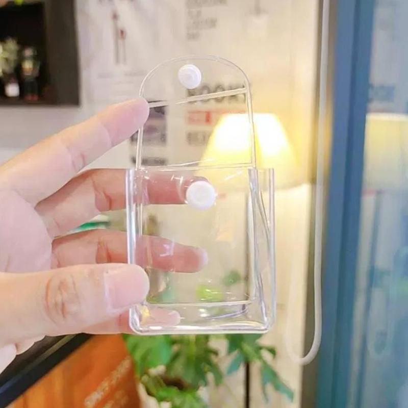 Transparent Pvc Square Mini Coin Purses Case Clear Small Key Wallets Pouch Women Kids Girls Lipstick Earphone Coin Storage Bags