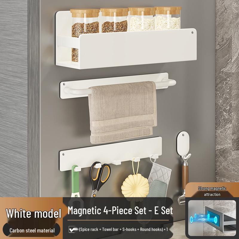 Magnetic Wall-mounted Kitchen Storage & Spice Rack