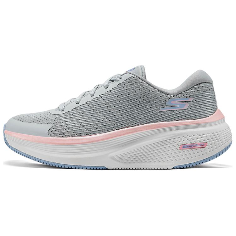 Skechers Go Series Мягкие Удобные Нескользящие Прочные Низкие Повседневные Городские Для Коммьютинга Беговые Кроссовки Женские Кроссовки Серый 129008-GYPK 35