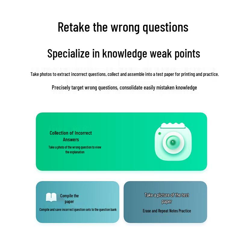 HPRT MT610 Pro Tragbarer Tintenloser A4 Studenten-Drucker