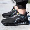 Brandneues Design Sicherheitsschuhe für Herren, luftgepolsterte Sneaker mit Stahlkappe, pannensichere Arbeitssicherheitsstiefel, männliche Industriearbeitsschuhe