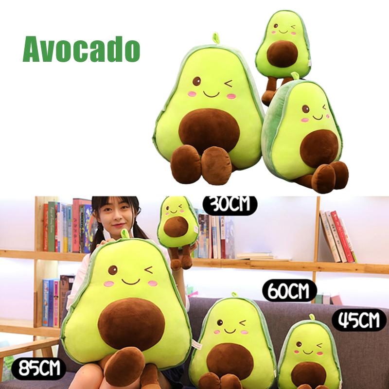 Fun 118334in Avocado Plush Toy Soft Stuffed Fruit Doll Pillow Gifts Children