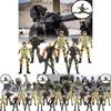 10cm Cross-border Military Action Figure With Articulated Joints Ideal For Collectors And Displays