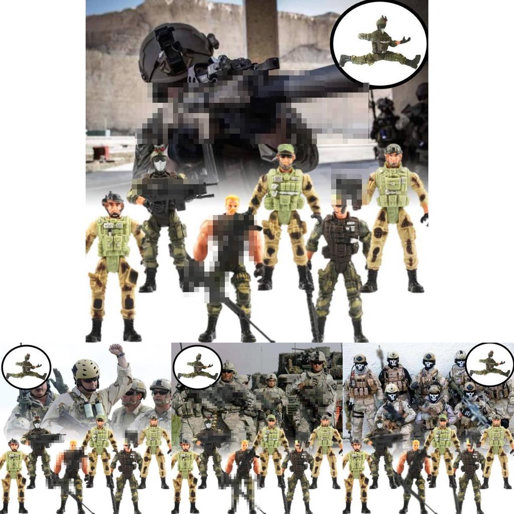 10cm Cross-border Military Action Figure With Articulated Joints Ideal For Collectors And Displays