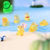 Luminous Landscape Micro Duck Resin Ornament Gardening Desktop Accessories Mini