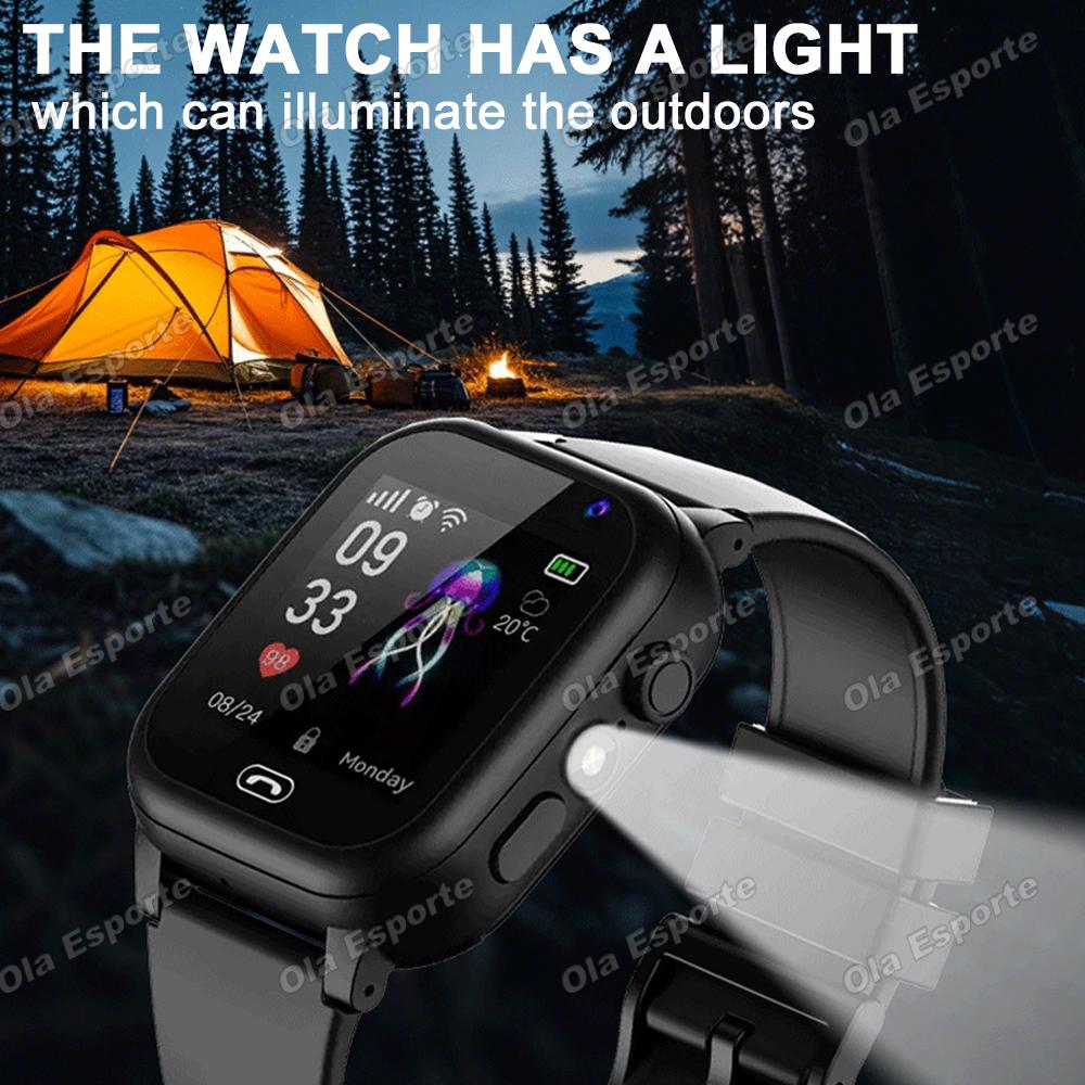 Kids Smart Watch Music HD Camera Games Calendar SOS Calculator LBS Location Flashlight Digital Smartwatch Gifts For Boys Girls