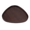 Sturdy Bamboo Wood Serving Tray Simple Elegant Triangular Design Triangle Serving Tray Modern Stylish Food Tray Cafe