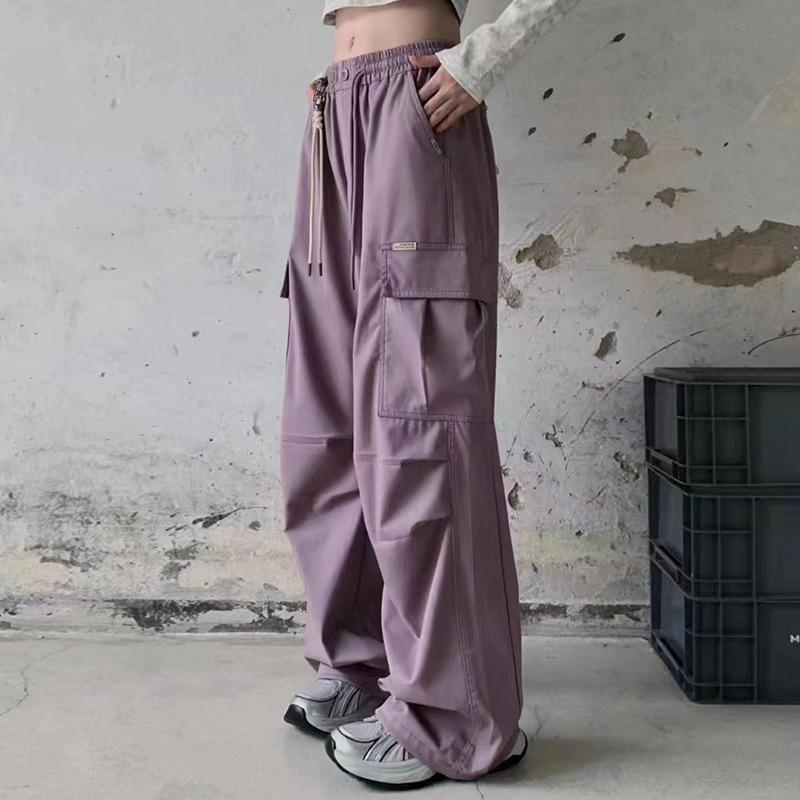 

Junior High School Girls Loose Wide-Leg Pants for Spring and Autumn X-Large