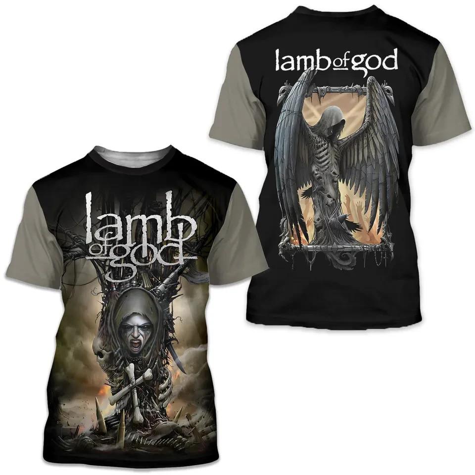 Lamb of God Classic 3D T-shirt Limited Edition Unisex Tee All Size M