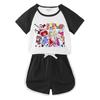 2026 Kids' Summer Outfit: Unisex Baby Short Sleeve T-shirt & Shorts Set for Casual Sports