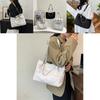 2024 Summer Fashion Stylish Pearl Chain Casual Shoulder Bag Large Tote For Women
