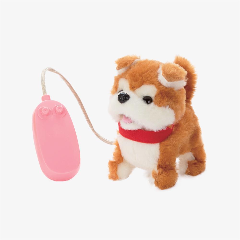 

[young toys] Little Shushu Hearty Walking & Barking Baby Shiba Interactive Plush Toy