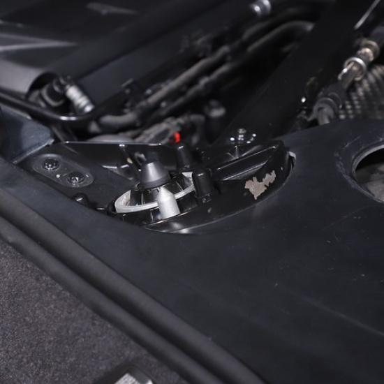 Black Rear Strut Shock Tower Covers Screws For Corvette C8 -25